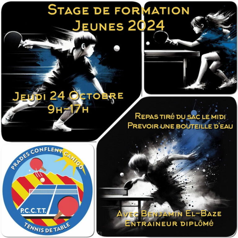 Stage jeunes le 24 octobre 2024